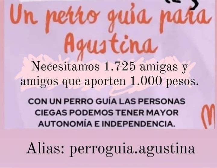 Alias para donar a Agustina